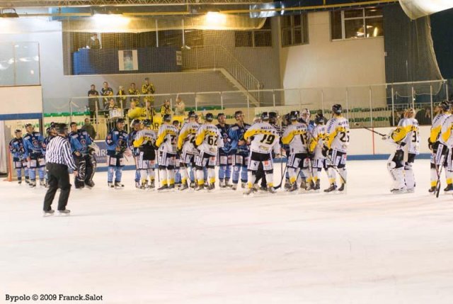 Photo hockey match Angers  - Rouen le 29/09/2009