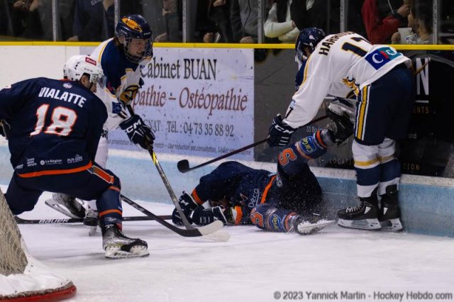 Photo hockey match Clermont-Ferrand - Villard-de-Lans le 07/10/2023