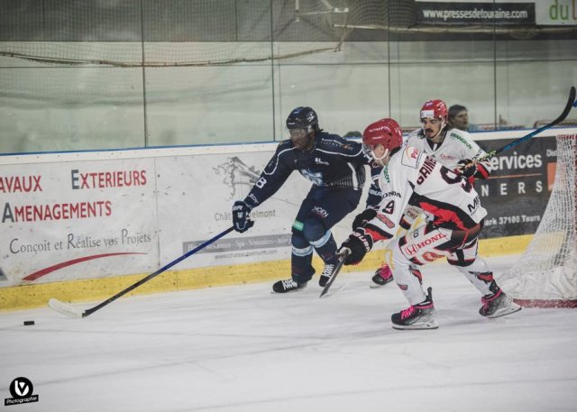 Photo hockey match Tours  - Cholet  le 07/10/2023