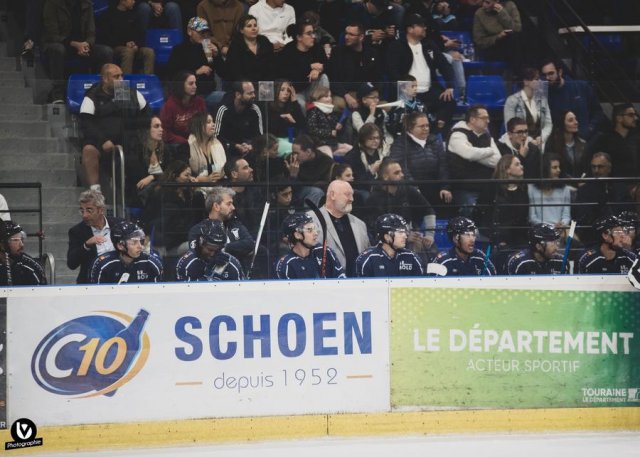 Photo hockey match Tours  - Cholet  le 07/10/2023