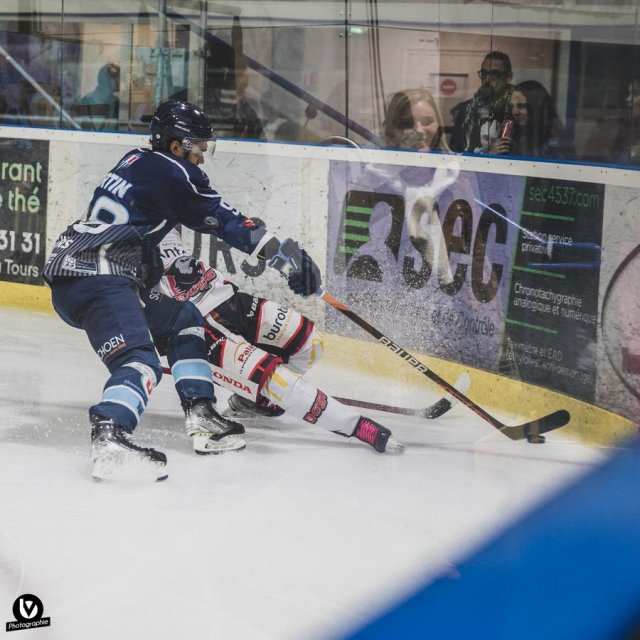 Photo hockey match Tours  - Cholet  le 07/10/2023