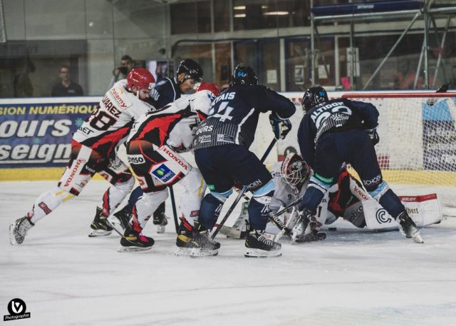 Photo hockey match Tours  - Cholet  le 07/10/2023