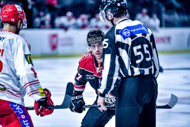 Photo hockey match Bordeaux - Grenoble  le 10/10/2023