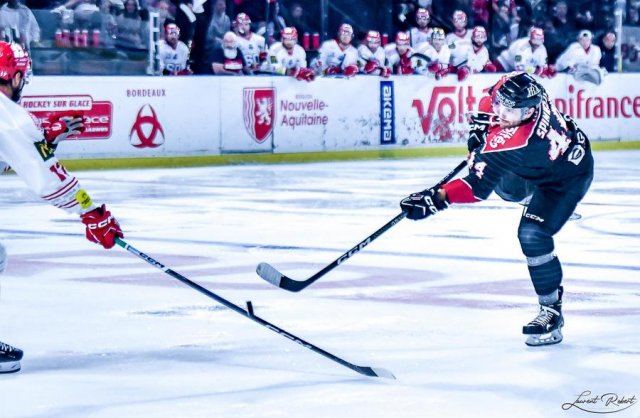 Photo hockey match Bordeaux - Grenoble  le 10/10/2023