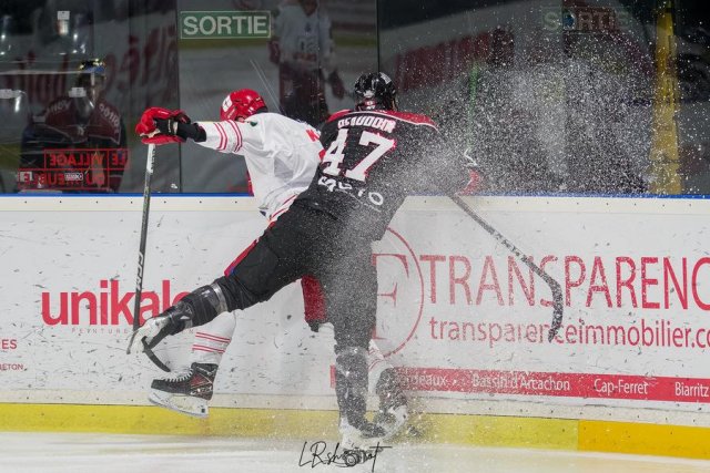Photo hockey match Bordeaux - Grenoble  le 10/10/2023