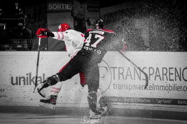 Photo hockey match Bordeaux - Grenoble  le 10/10/2023