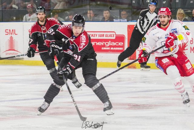 Photo hockey match Bordeaux - Grenoble  le 10/10/2023