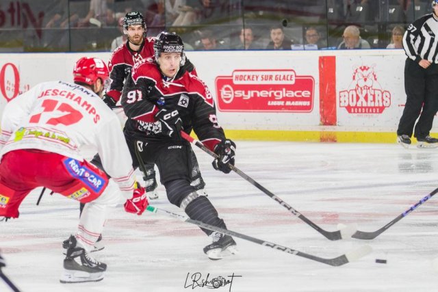 Photo hockey match Bordeaux - Grenoble  le 10/10/2023