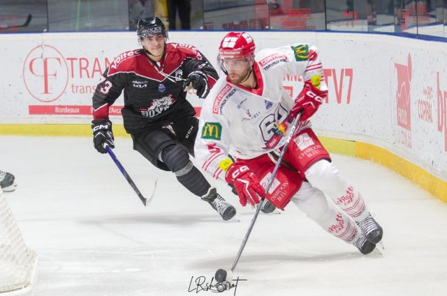 Photo hockey match Bordeaux - Grenoble  le 10/10/2023