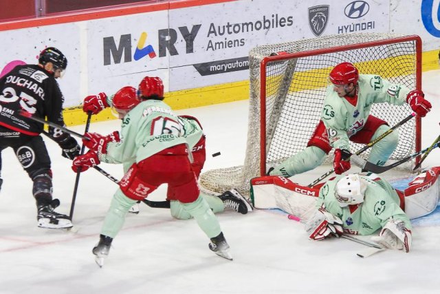 Photo hockey match Amiens  - Cergy-Pontoise le 13/10/2023