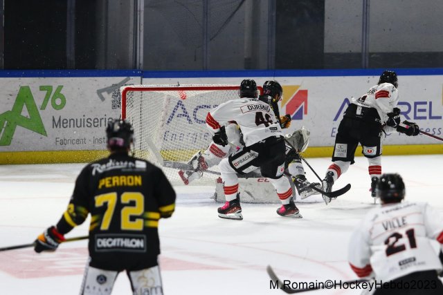 Photo hockey match Rouen - Chamonix  le 13/10/2023