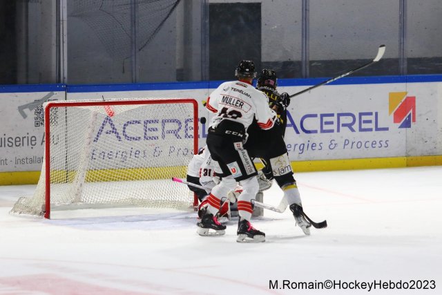 Photo hockey match Rouen - Chamonix  le 13/10/2023