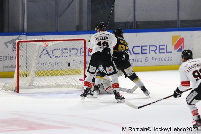 Photo hockey match Rouen - Chamonix  le 13/10/2023