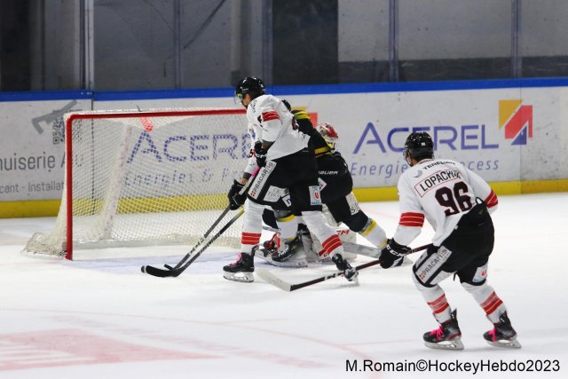 Photo hockey match Rouen - Chamonix  le 13/10/2023