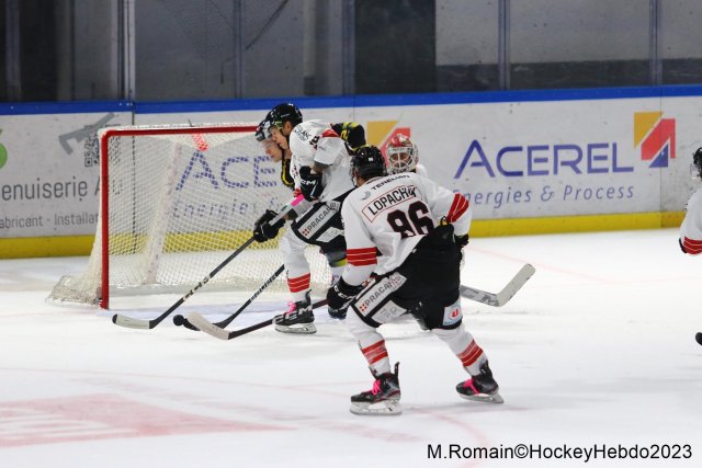 Photo hockey match Rouen - Chamonix  le 13/10/2023