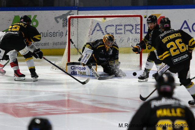 Photo hockey match Rouen - Chamonix  le 13/10/2023