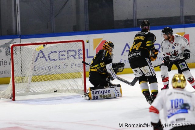 Photo hockey match Rouen - Chamonix  le 13/10/2023