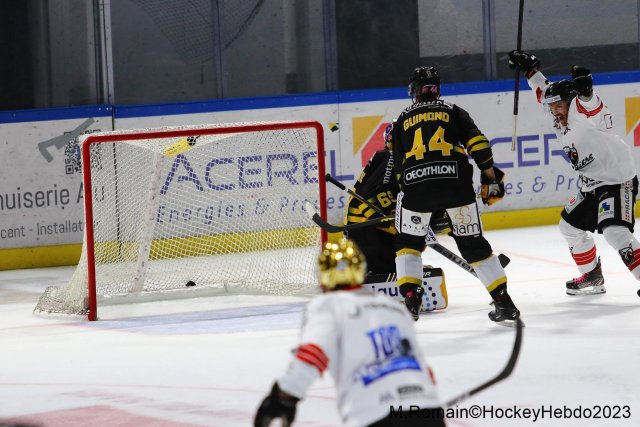 Photo hockey match Rouen - Chamonix  le 13/10/2023