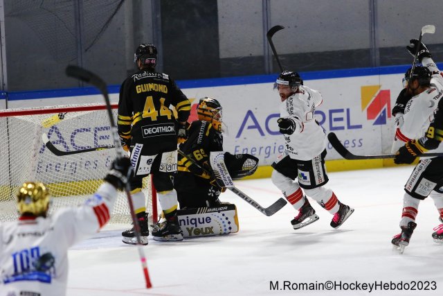 Photo hockey match Rouen - Chamonix  le 13/10/2023