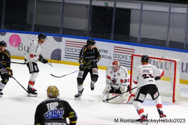 Photo hockey match Rouen - Chamonix  le 13/10/2023