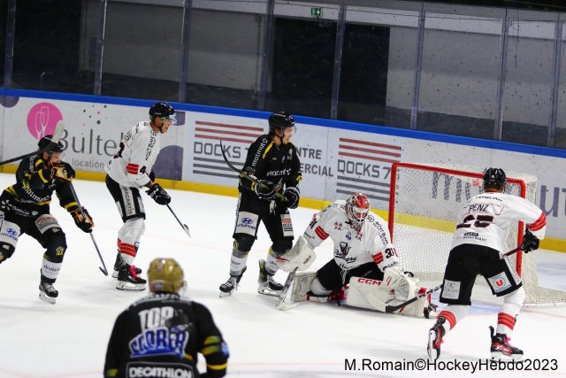 Photo hockey match Rouen - Chamonix  le 13/10/2023