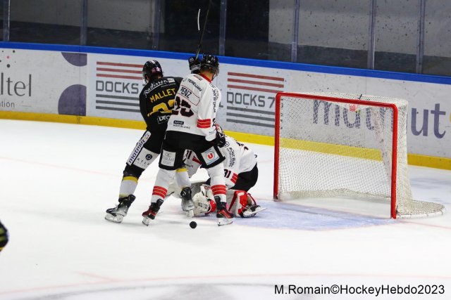 Photo hockey match Rouen - Chamonix  le 13/10/2023