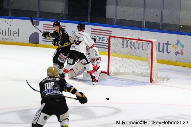Photo hockey match Rouen - Chamonix  le 13/10/2023