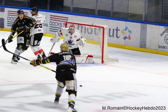 Photo hockey match Rouen - Chamonix  le 13/10/2023