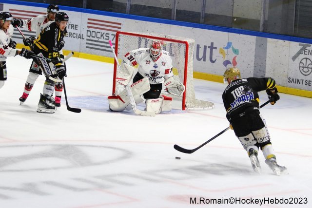 Photo hockey match Rouen - Chamonix  le 13/10/2023