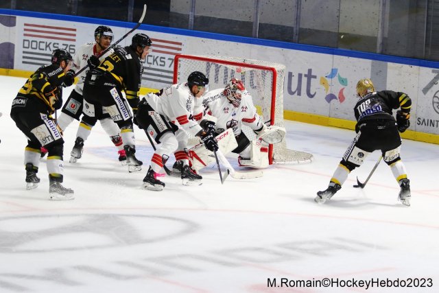 Photo hockey match Rouen - Chamonix  le 13/10/2023