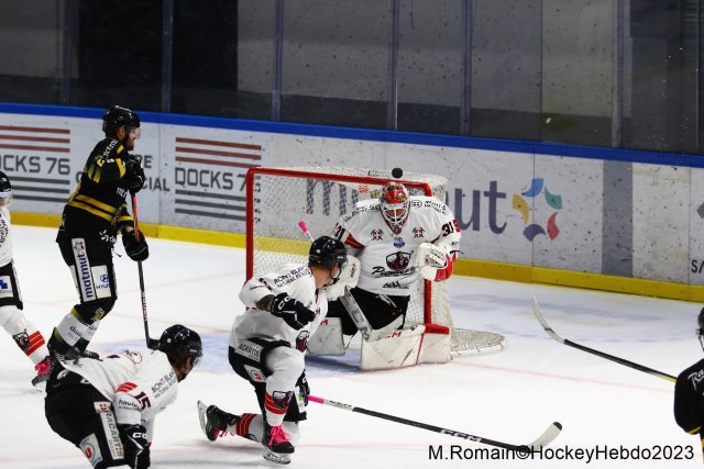 Photo hockey match Rouen - Chamonix  le 13/10/2023
