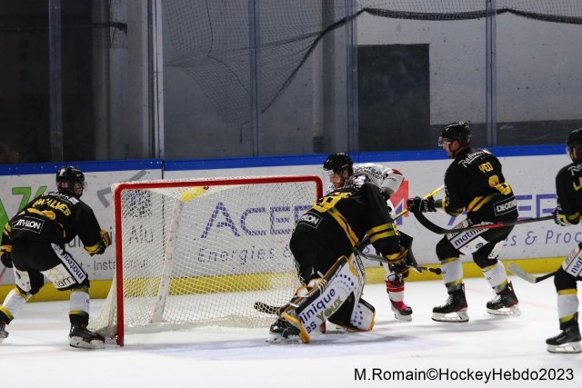 Photo hockey match Rouen - Chamonix  le 13/10/2023