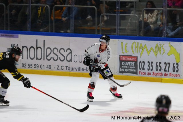 Photo hockey match Rouen - Chamonix  le 13/10/2023
