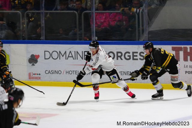 Photo hockey match Rouen - Chamonix  le 13/10/2023