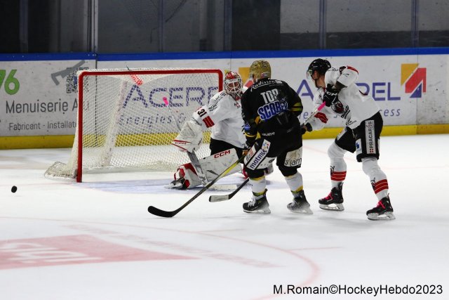 Photo hockey match Rouen - Chamonix  le 13/10/2023