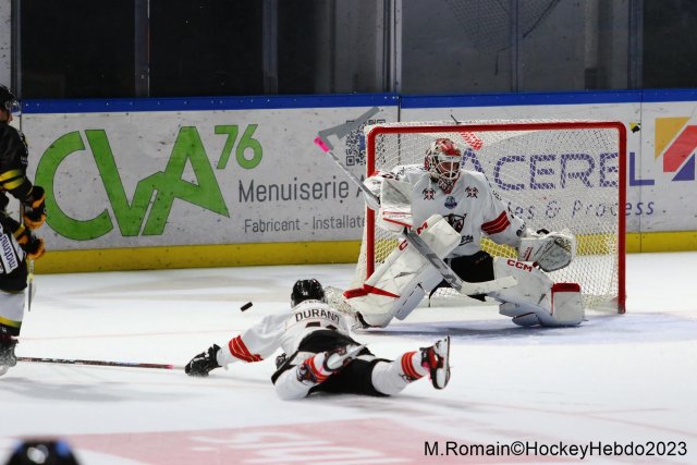 Photo hockey match Rouen - Chamonix  le 13/10/2023