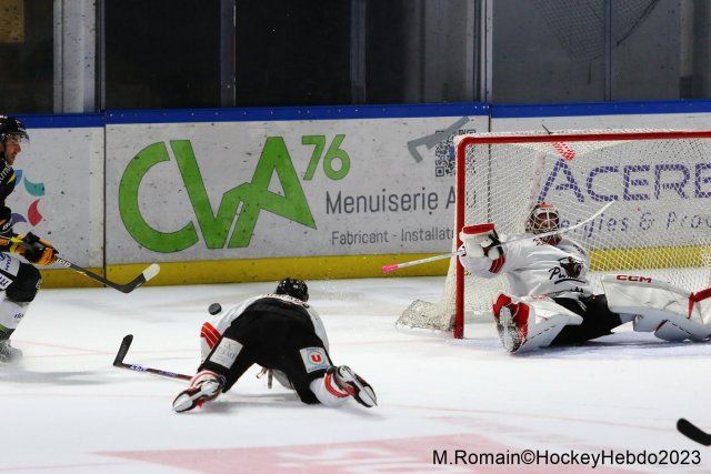 Photo hockey match Rouen - Chamonix  le 13/10/2023