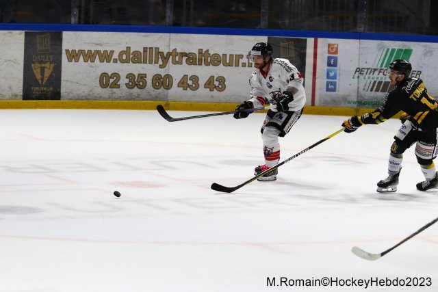 Photo hockey match Rouen - Chamonix  le 13/10/2023