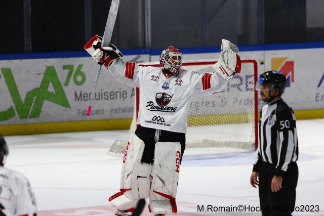 Photo hockey match Rouen - Chamonix  le 13/10/2023