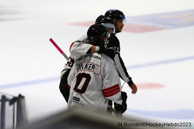 Photo hockey match Rouen - Chamonix  le 13/10/2023
