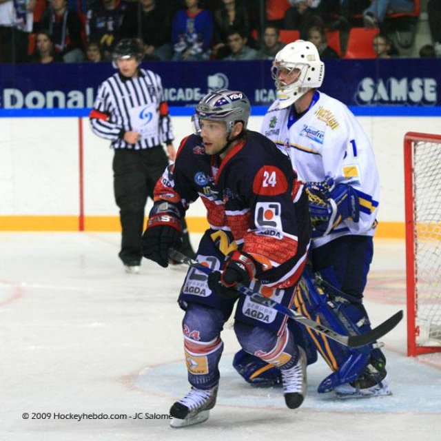 Photo hockey match Grenoble  - Villard-de-Lans le 03/10/2009