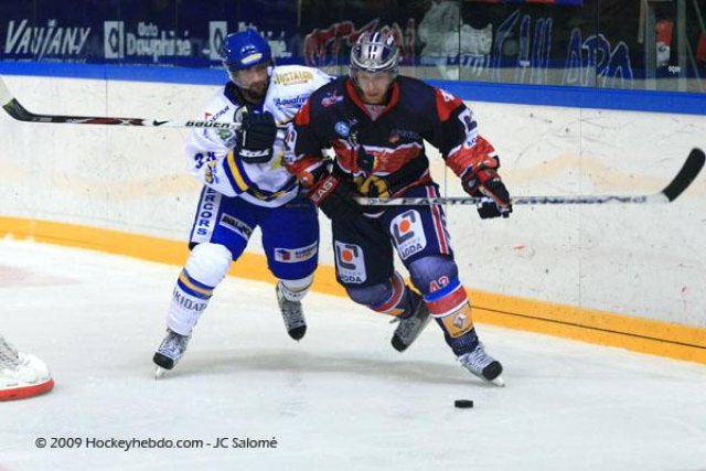 Photo hockey match Grenoble  - Villard-de-Lans le 03/10/2009