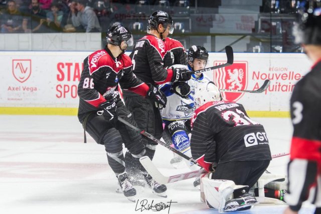 Photo hockey match Bordeaux - Gap  le 17/10/2023
