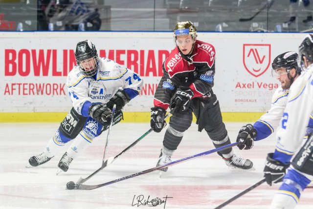 Photo hockey match Bordeaux - Gap  le 17/10/2023