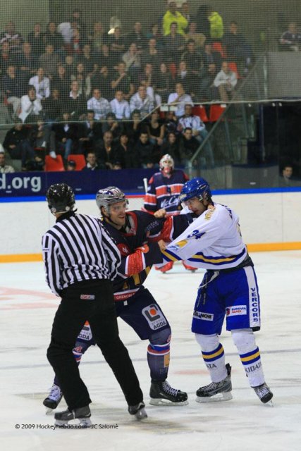 Photo hockey match Grenoble  - Villard-de-Lans le 03/10/2009