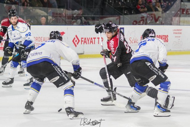 Photo hockey match Bordeaux - Gap  le 17/10/2023