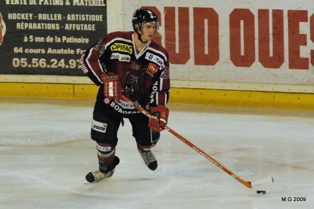 Photo hockey match Bordeaux - Montpellier  le 03/10/2009