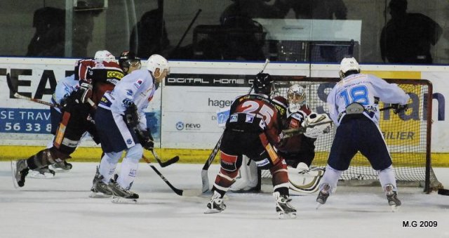 Photo hockey match Bordeaux - Montpellier  le 03/10/2009