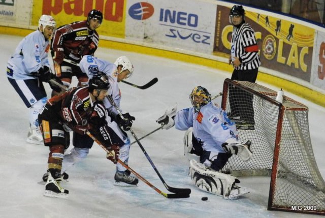 Photo hockey match Bordeaux - Montpellier  le 03/10/2009