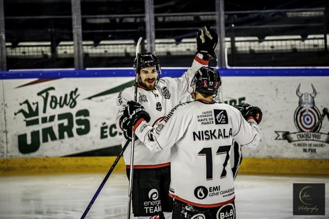 Photo hockey match Cergy-Pontoise - Amiens  le 17/10/2023